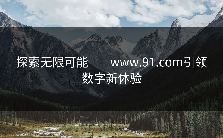 探索无限可能——www.91.com引领数字新体验